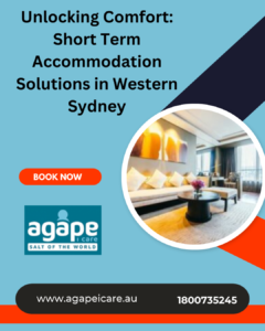 Short term accommodation western Sydney